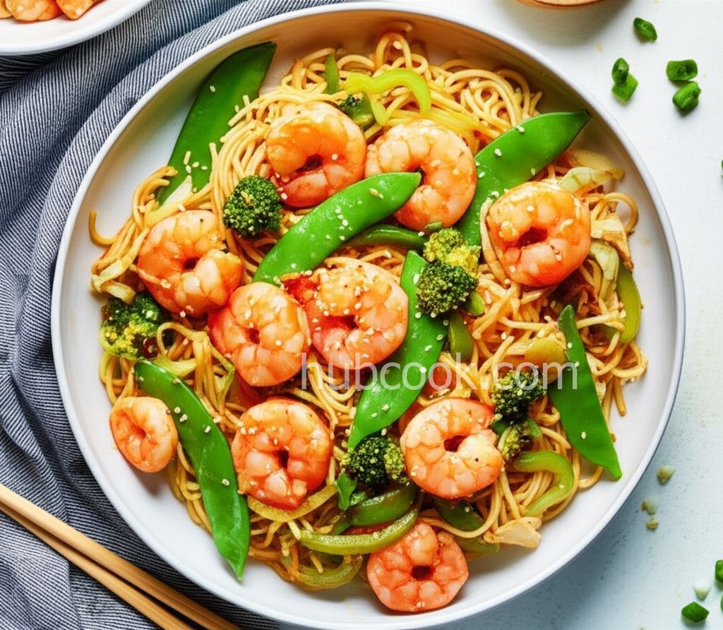 Quick Shrimp Lo Mein