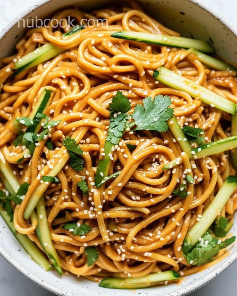 Sesame Peanut Noodle Salad