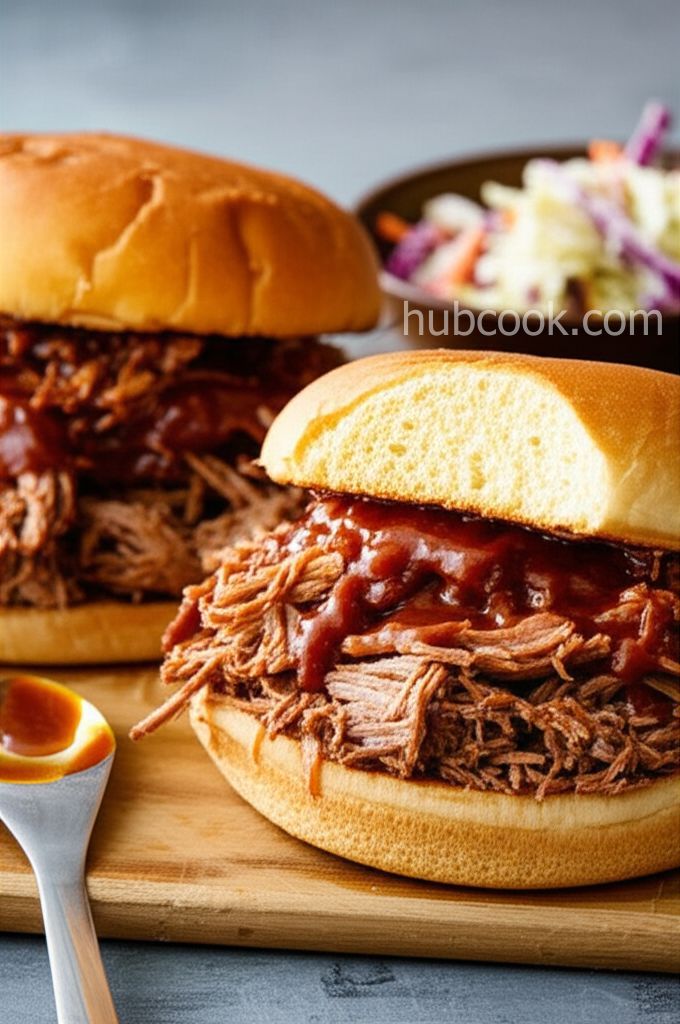 Slow Cooker Shredded Beef Sandwiches