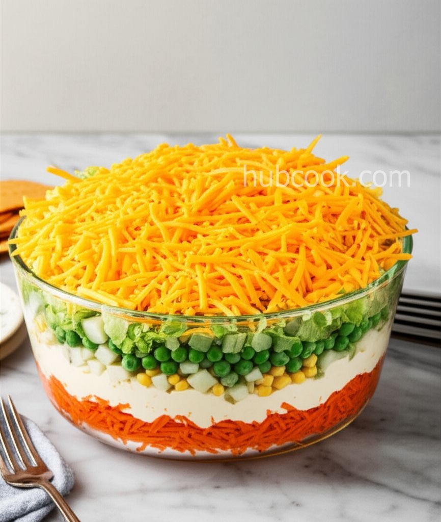 Spicy English Seven-Layer Salad