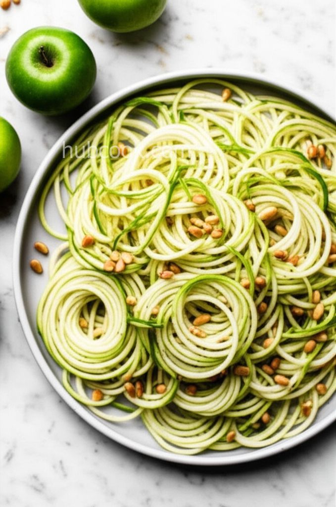 Spiralized Apple Salad