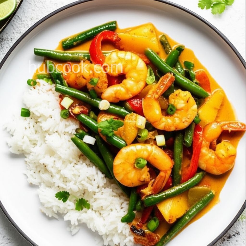 Thai Pineapple Shrimp Curry