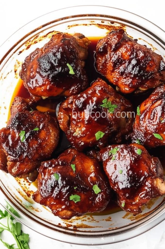 BBQ Chicken Thighs in the Oven