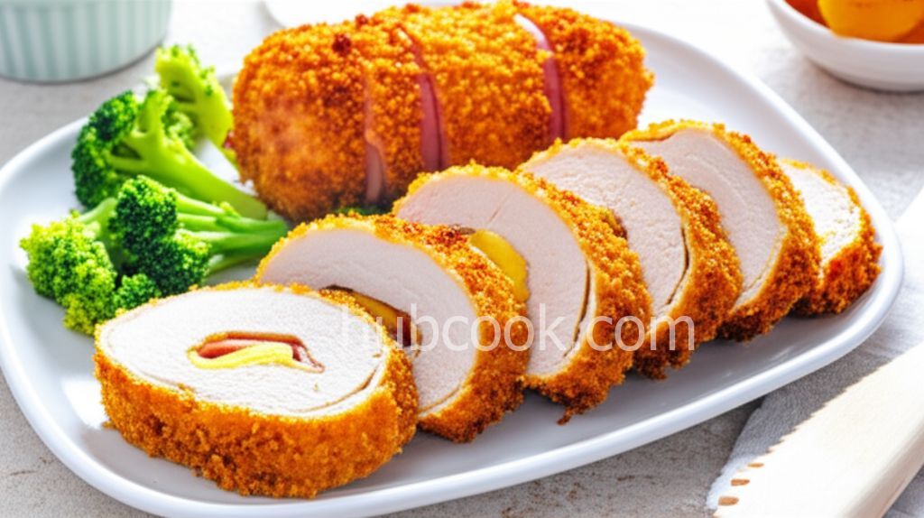 Chicken Cordon Bleu in the Air Fryer