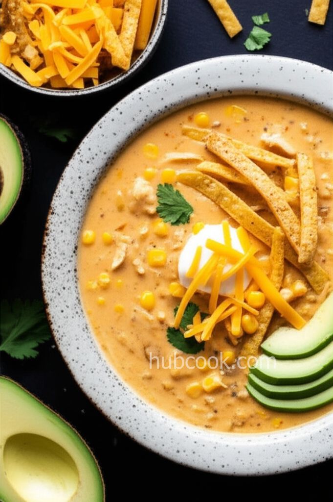 Creamy Chicken Tortilla Soup