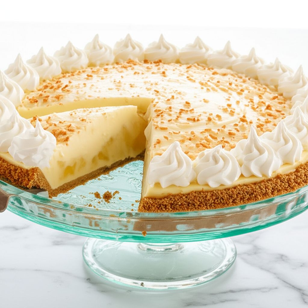 Crushed Pineapple Sour Cream Pie