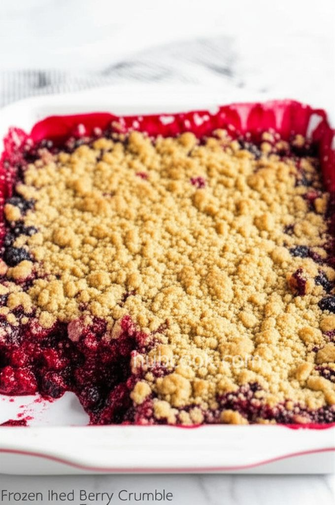 Frozen Berry Crumble