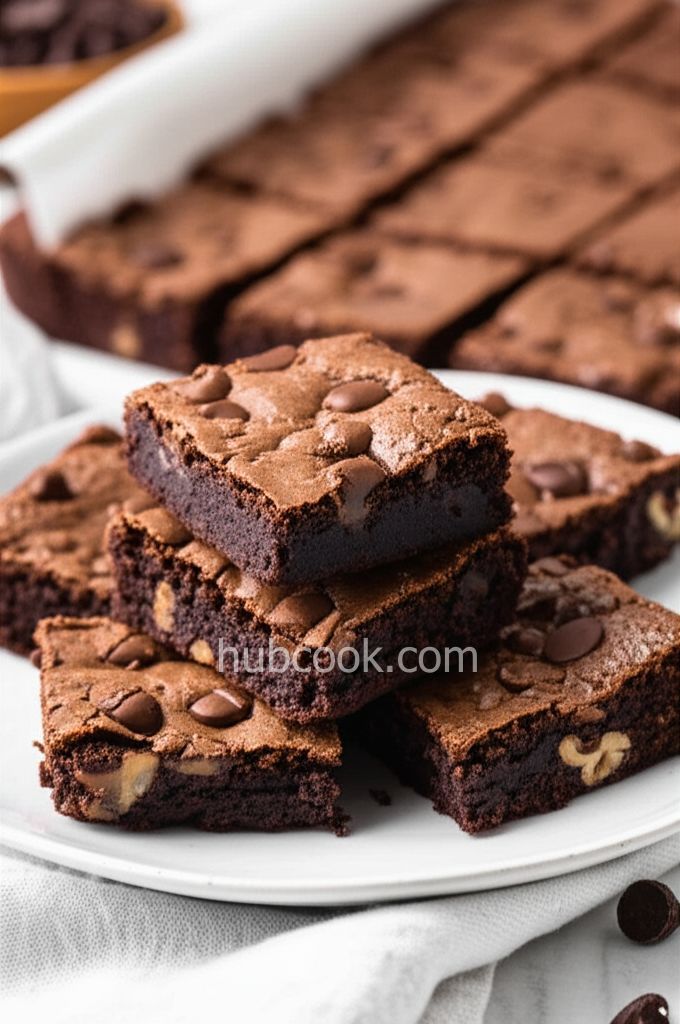 Ghirardelli One-Bowl Flourless Brownies