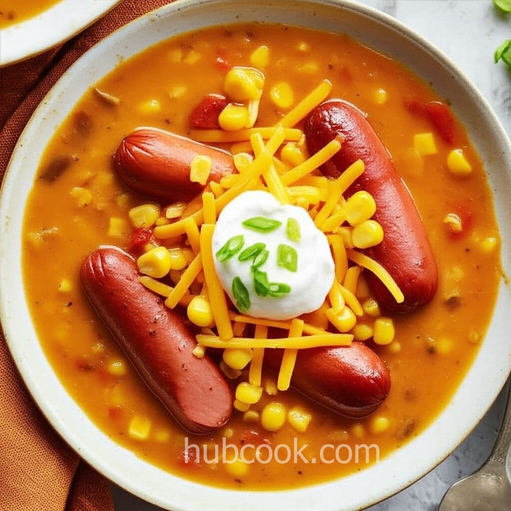 Hearty Hot Dog Soup