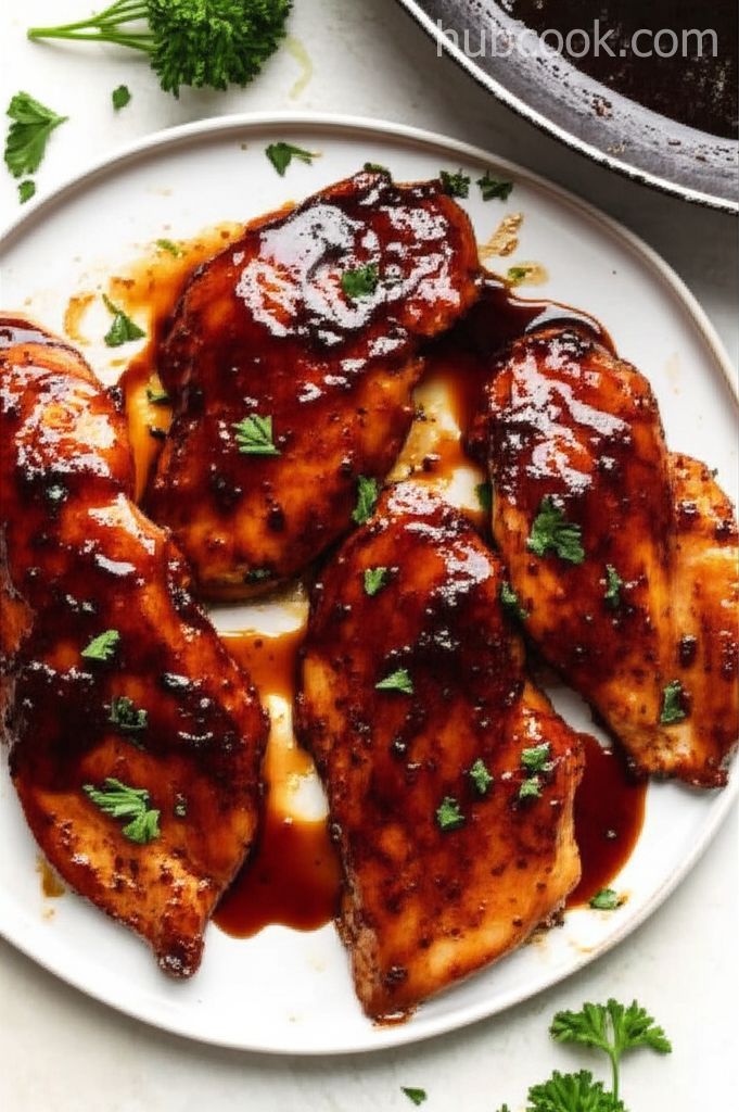 Skillet Balsamic-Glazed Chicken