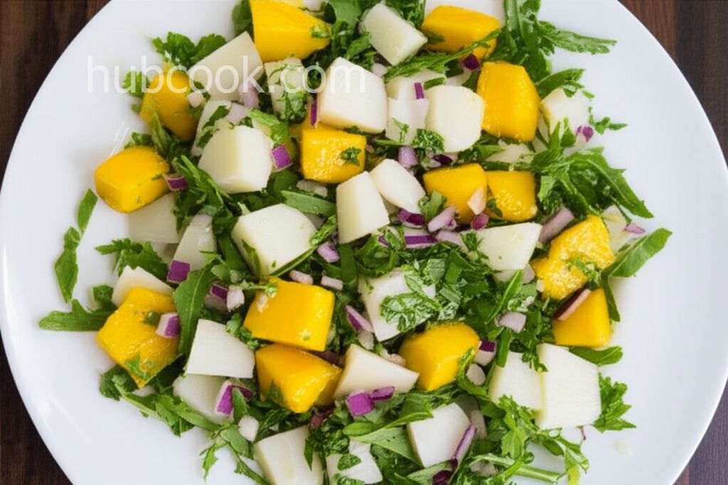 Tropical Hearts of Palm Salad with Mango and Avocado