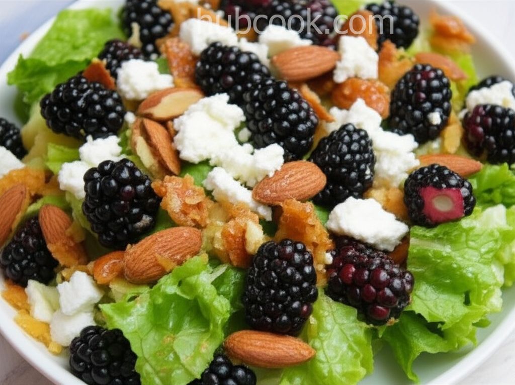 Blackberry Almond Crunch Salad