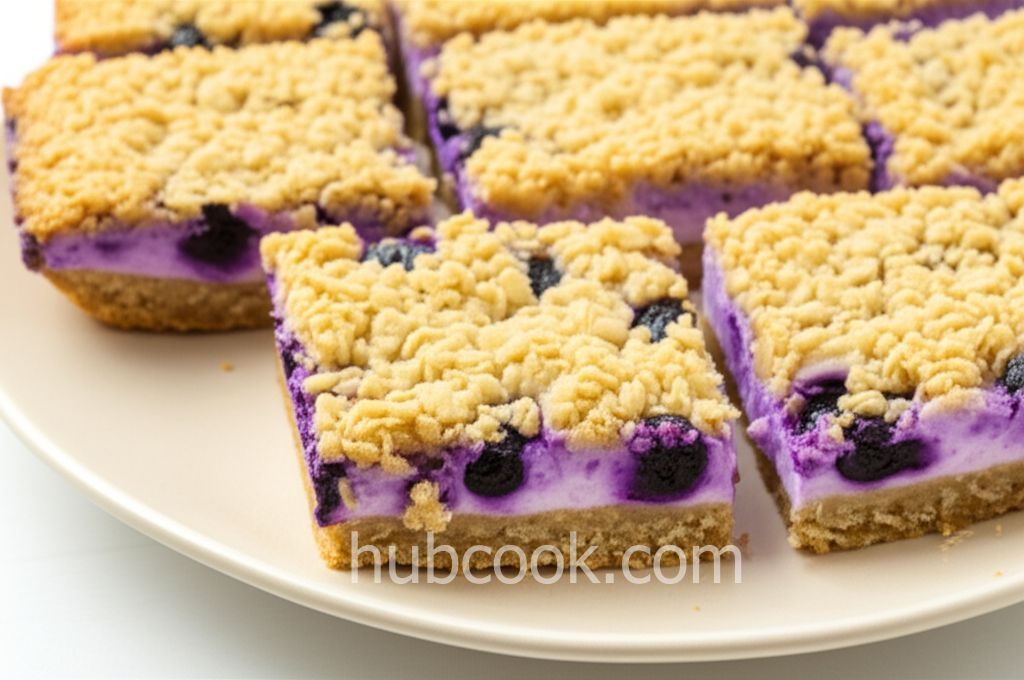 Blueberry Oat Dream Bars
