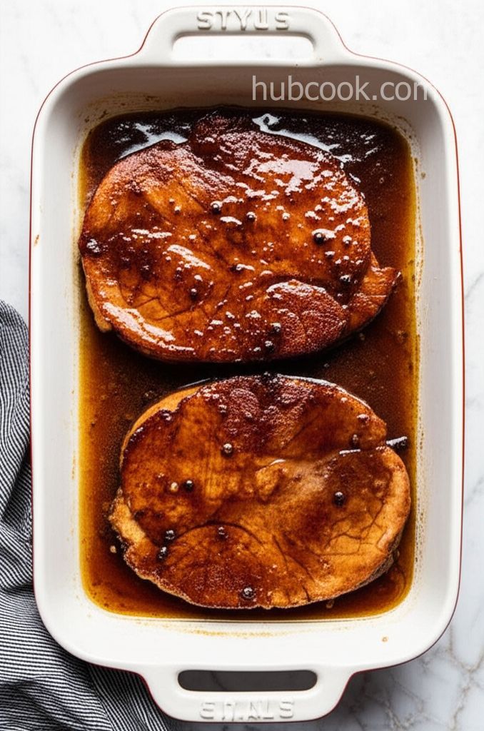 Easy Baked Ham Steaks