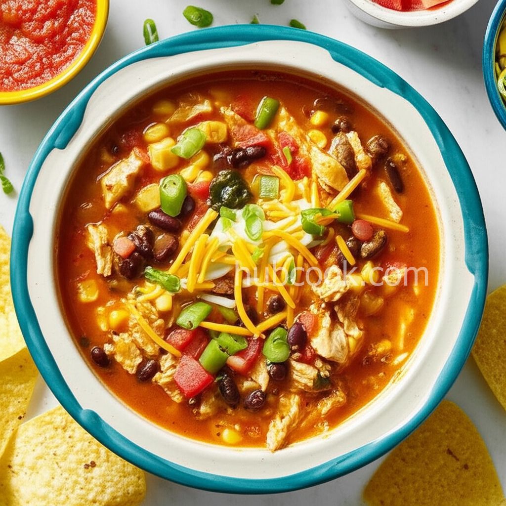 Easy Cheesy Chicken Enchilada Soup