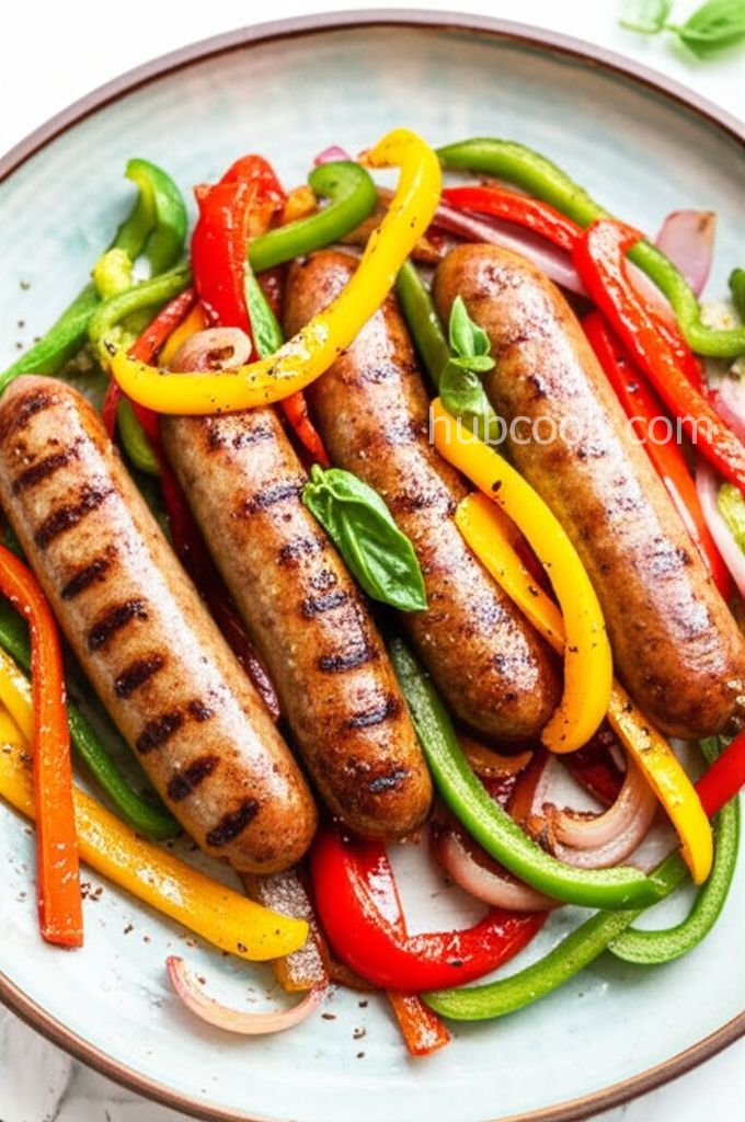 Grilled Italian Sausage with Peppers and Onions