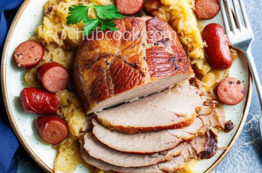 Pork Roast and Sauerkraut
