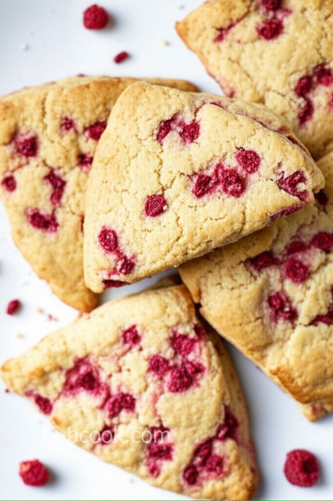 Raspberry-White Chocolate Scones
