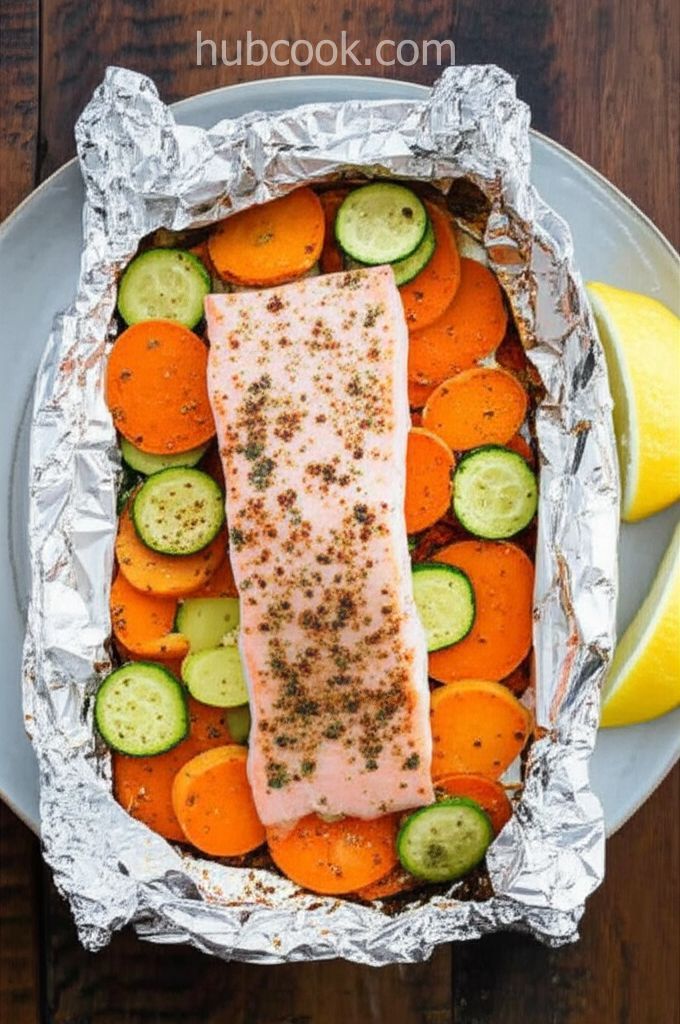 Salmon Foil-Pack Dinner
