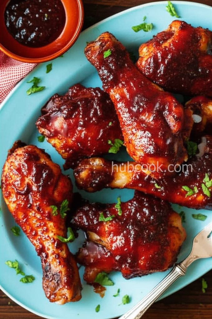 Slow Cooker BBQ Chicken Drumsticks