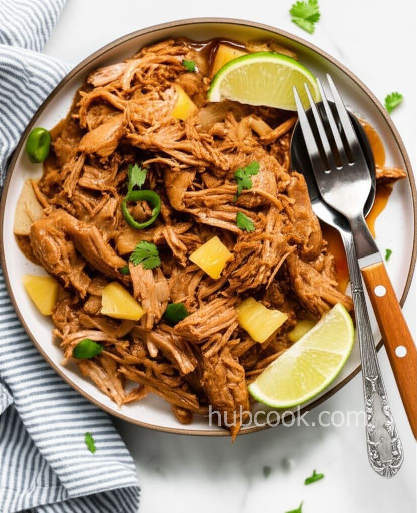 Slow Cooker Hawaiian-Style Pulled Pork
