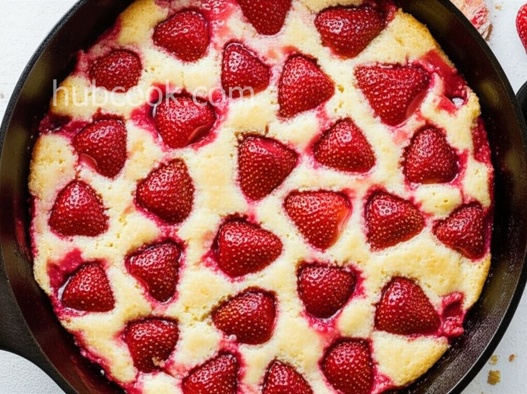 Strawberry Spoon Cake