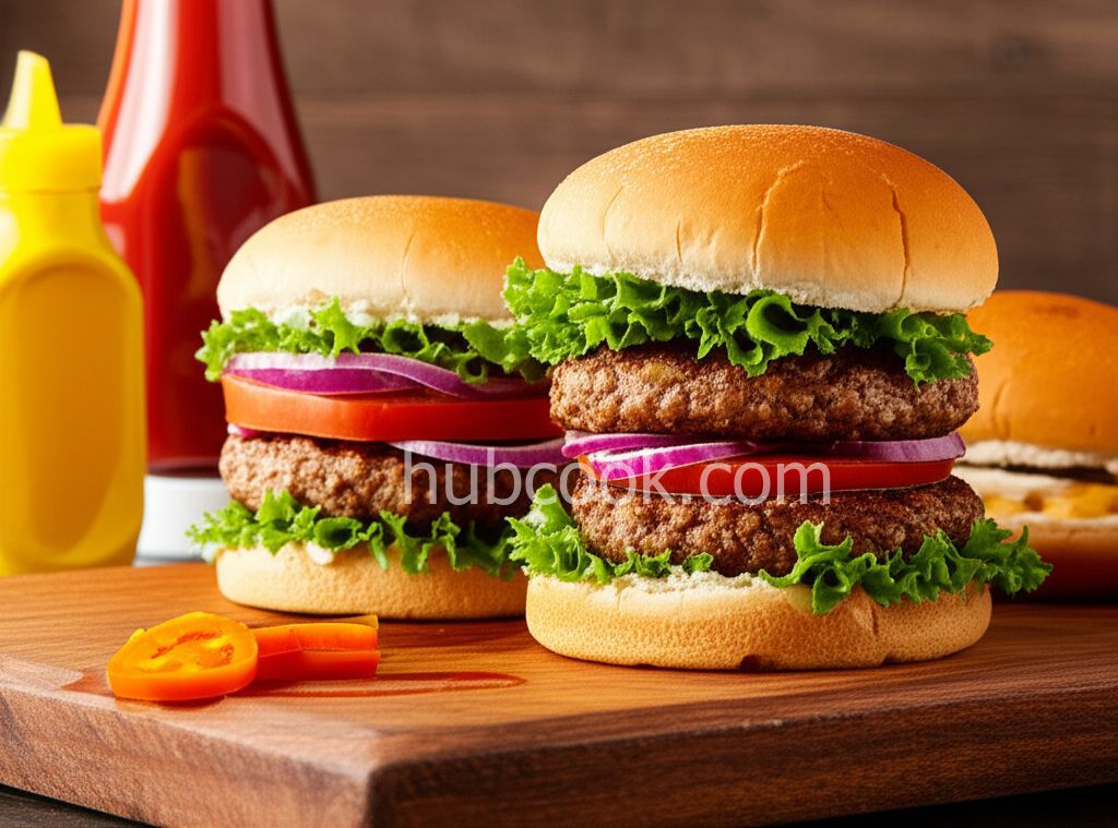 Air Fryer Burgers