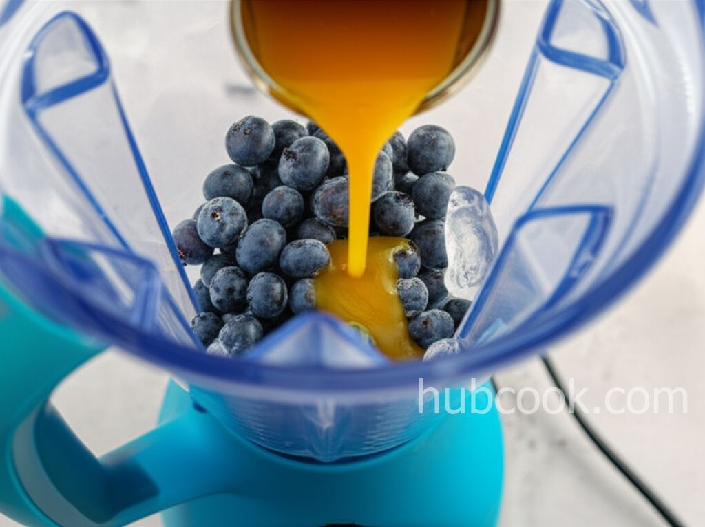 Citrus Blueberry Slush