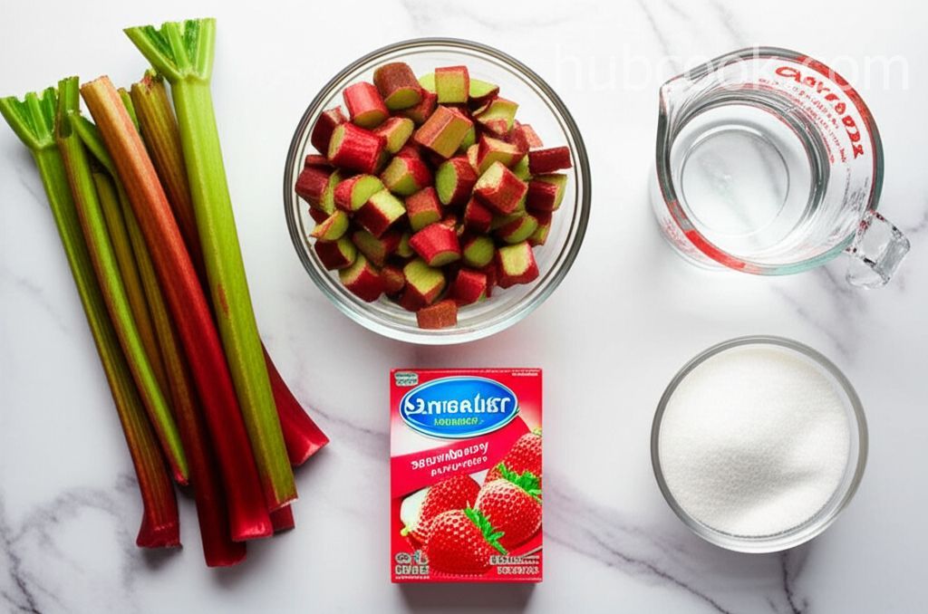 Easy Strawberry Rhubarb Sauce