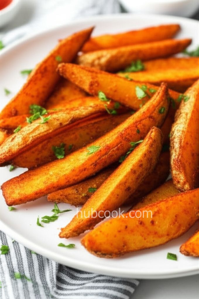 Fried Potato Wedges