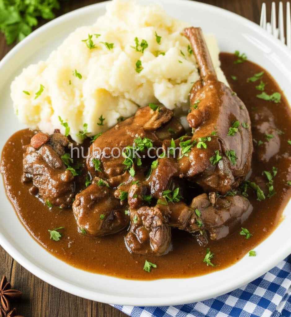 Hasenfeffer (Sour Rabbit Stew)