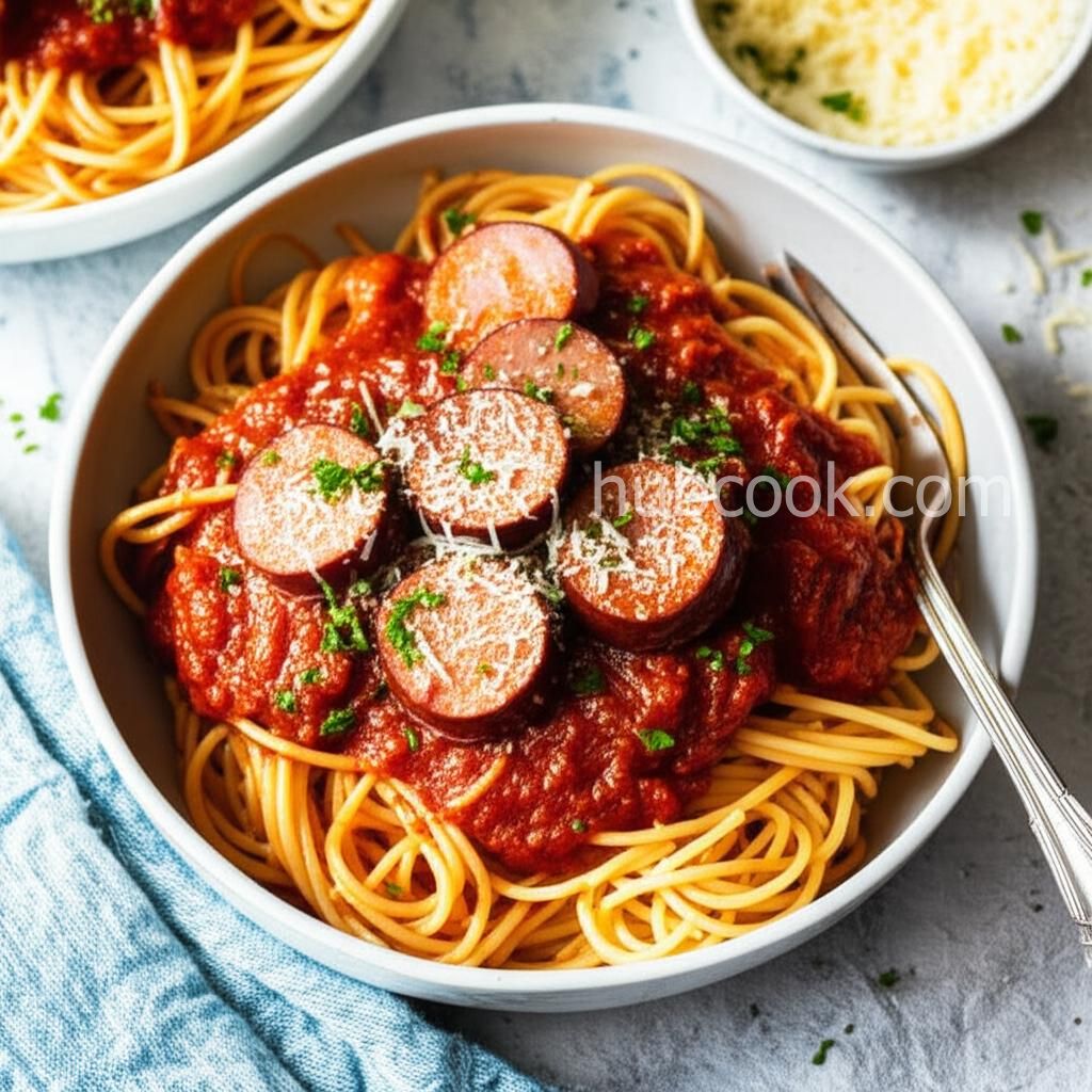 Italian Sausage Spaghetti