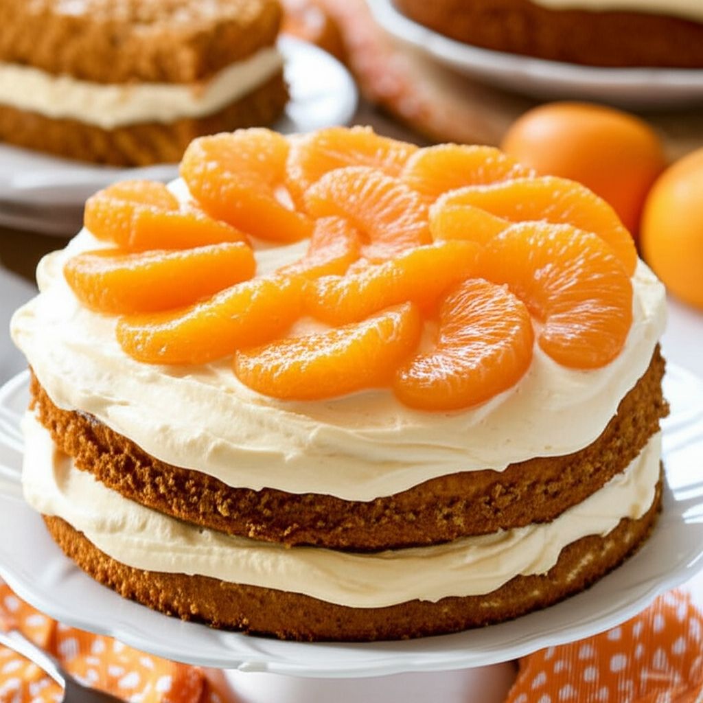 Orange Crunch Cake