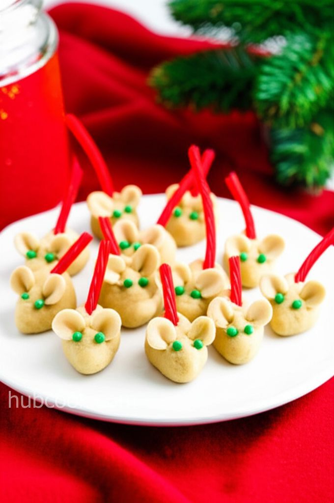 Peanut Butter Christmas Mice
