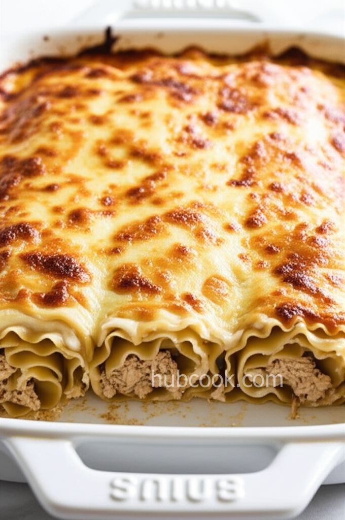 Rotisserie Chicken Lasagna Roll-Ups