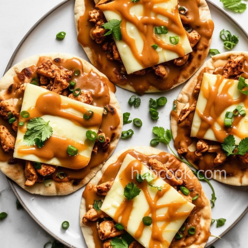 Satay Chicken Pizza