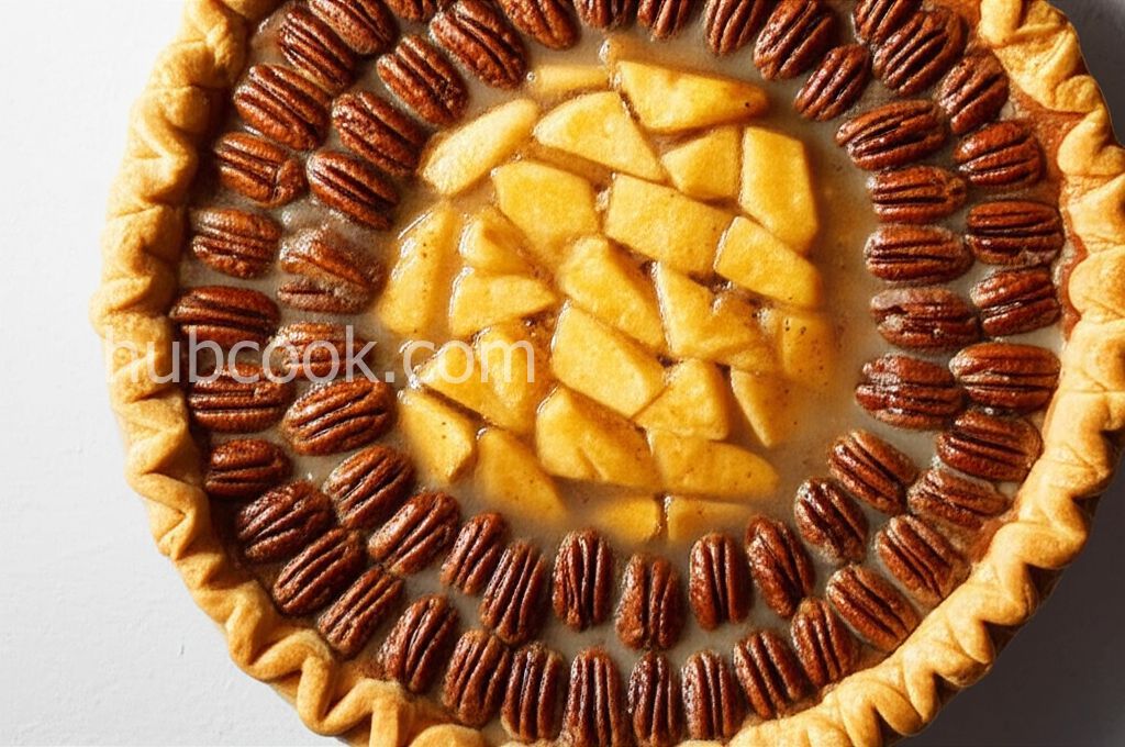 Upside-Down Apple Pecan Pie