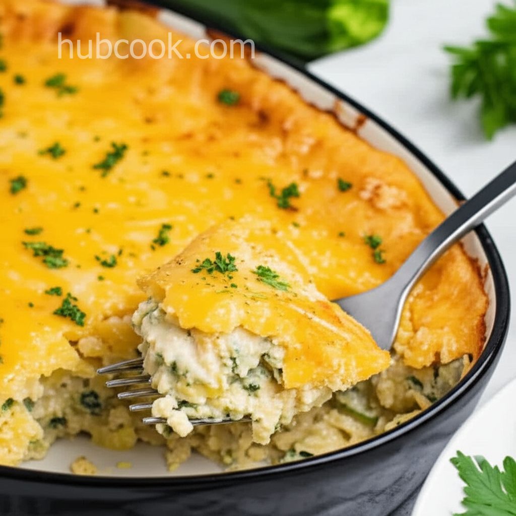 Cheesy Squash and Zucchini Casserole