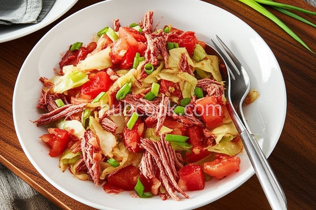 Filipino Corned Beef and Cabbage