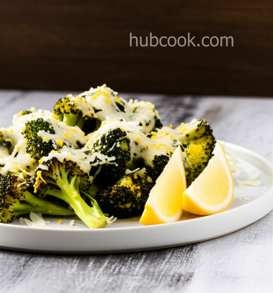 Lemon Parmesan Roasted Broccoli