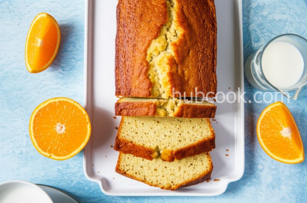 Orange Cake with Brown Sugar and Oats