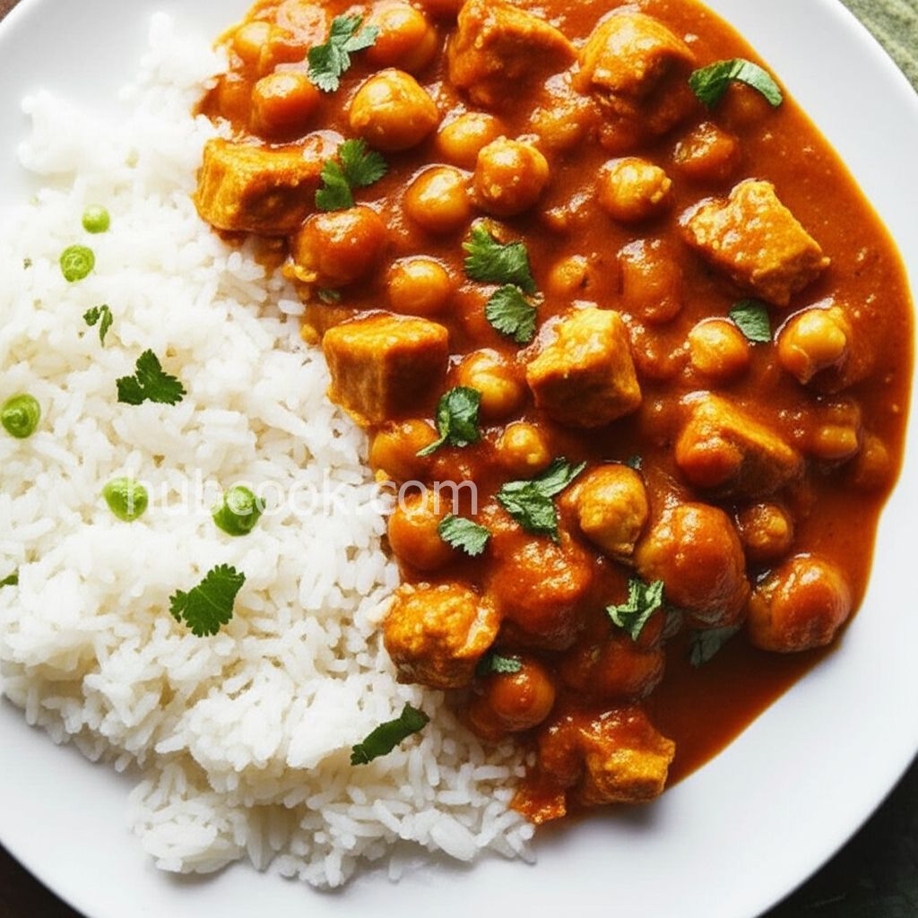 Quorn and Chickpea Curry