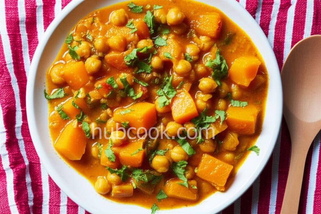 Vegan Butternut Squash and Chickpea Curry