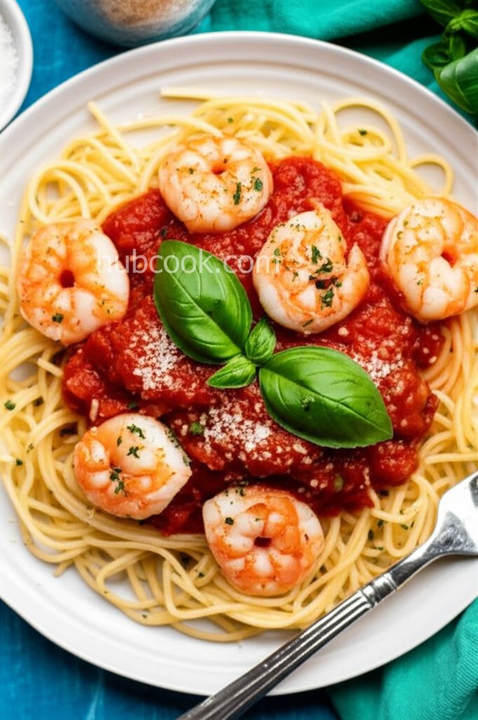 Angel Hair Pasta with Shrimp and Basil