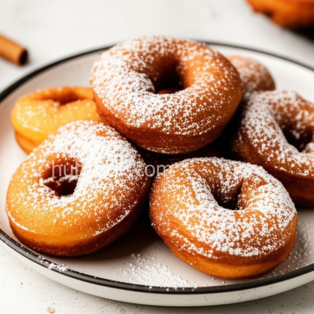 Applesauce Doughnuts with Buttermilk