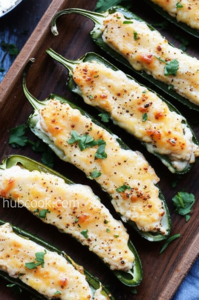 Four Cheese Stuffed Jalapeños