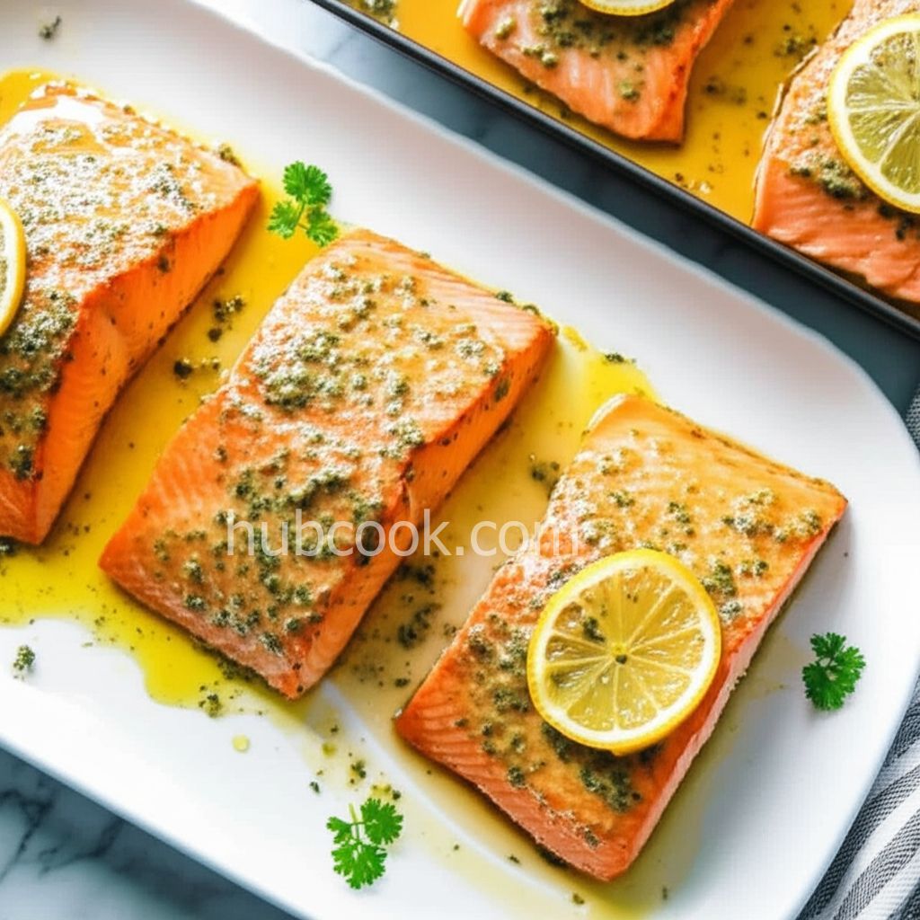 Garlic Lemon Butter Salmon