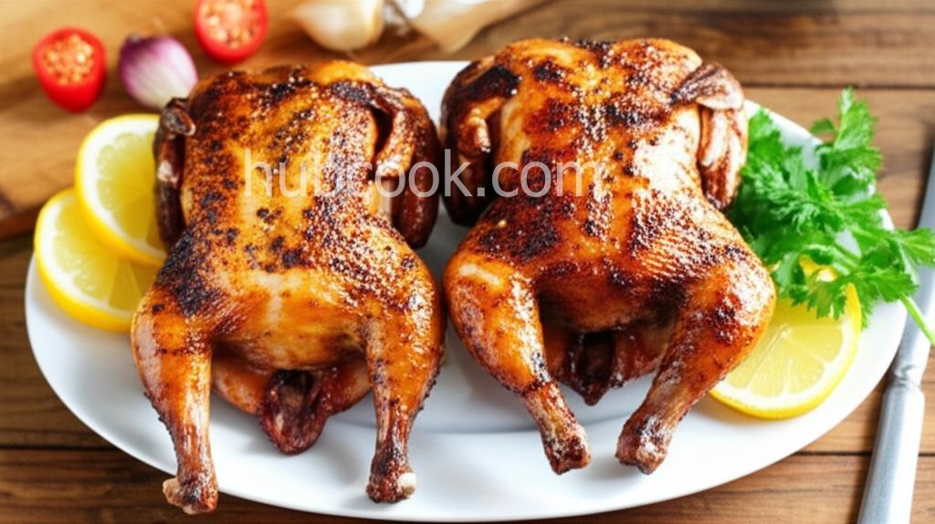 Grilled Cornish Game Hens
