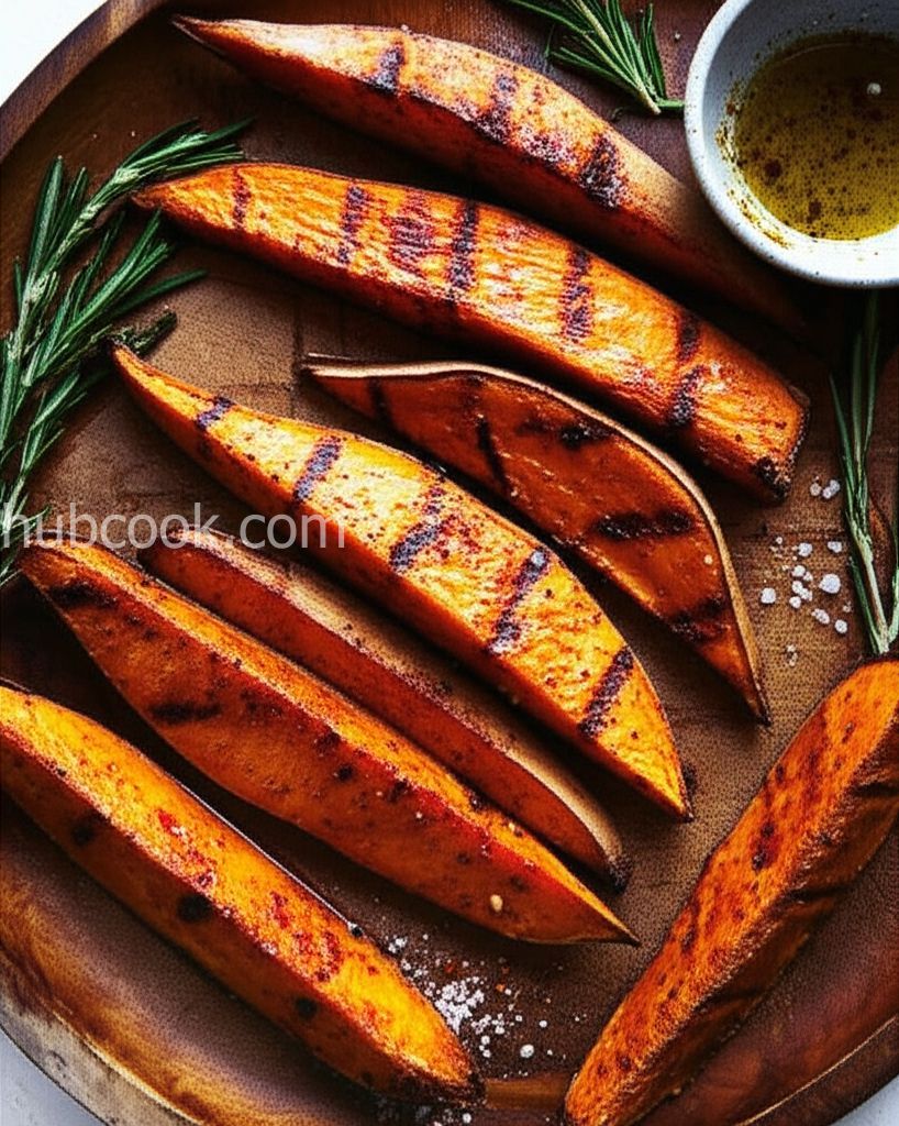 Grilled Sweet Potato Wedges