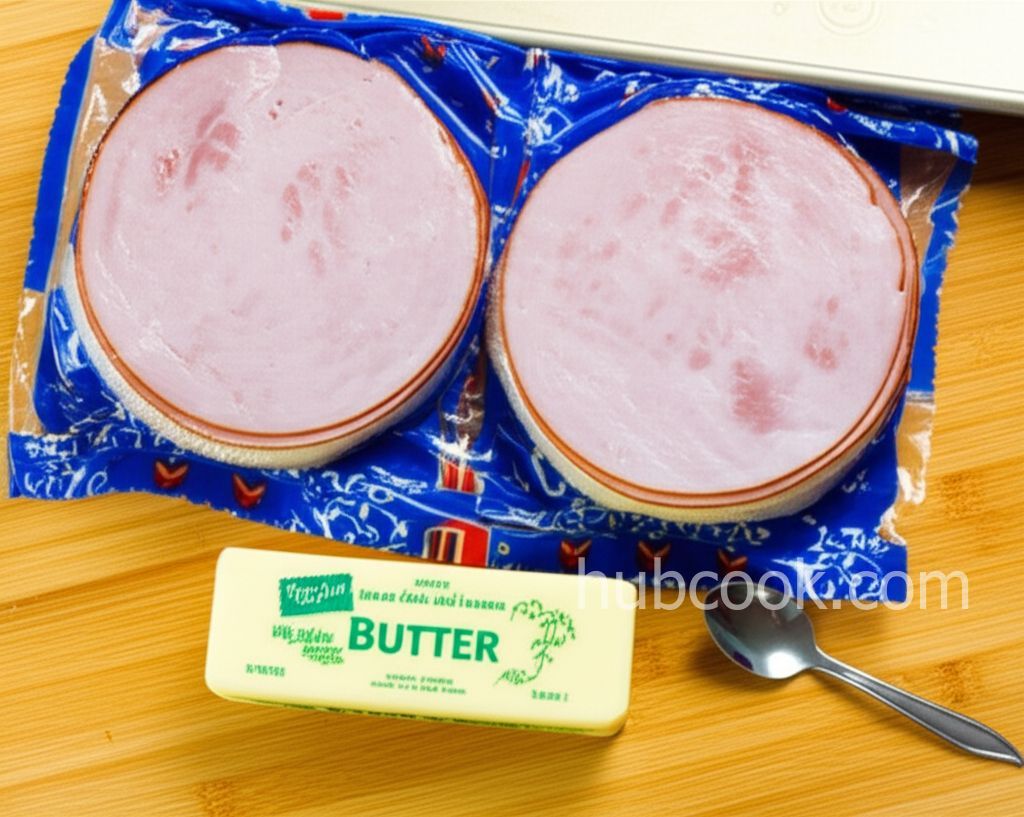Ham, Egg, and Cheese Breakfast Sandwiches